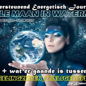 ONDERSTEUNEND ENERGETISCH JOURNAAL VOLLE MAAN IN WATERMAN 03-08-2020 OPBOUW NAAR DE LEEUWENPOORT 08-08-2020